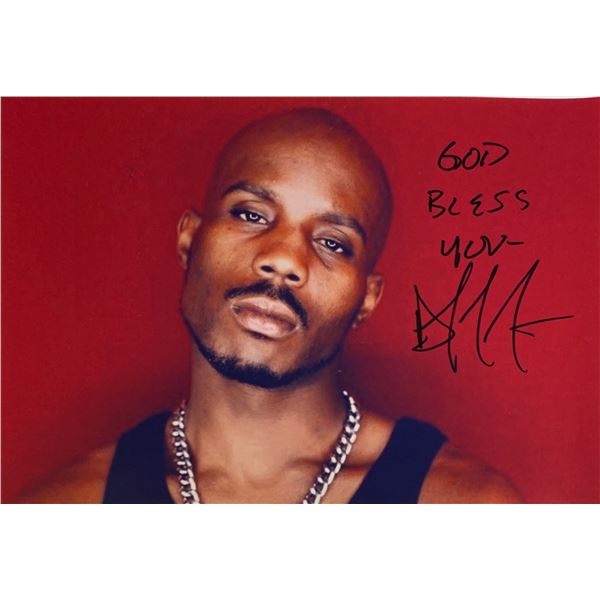 Autograph Signed  DMX Photo