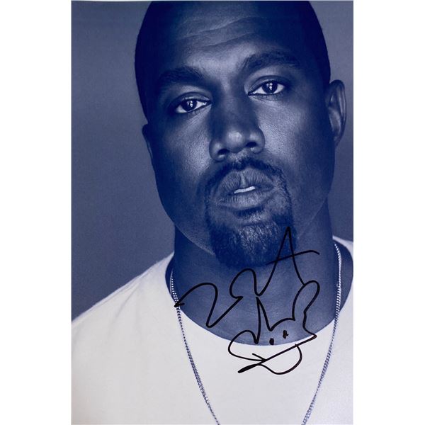 Autograph Signed  Kanye West Photo