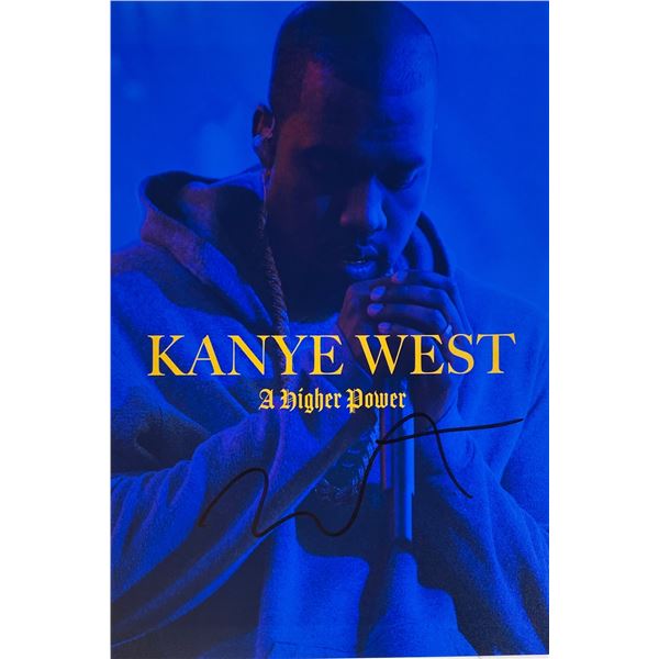 Autograph Signed  Kanye West Photo