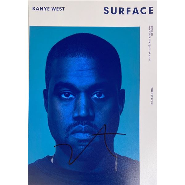 Autograph Signed  Kanye West Photo