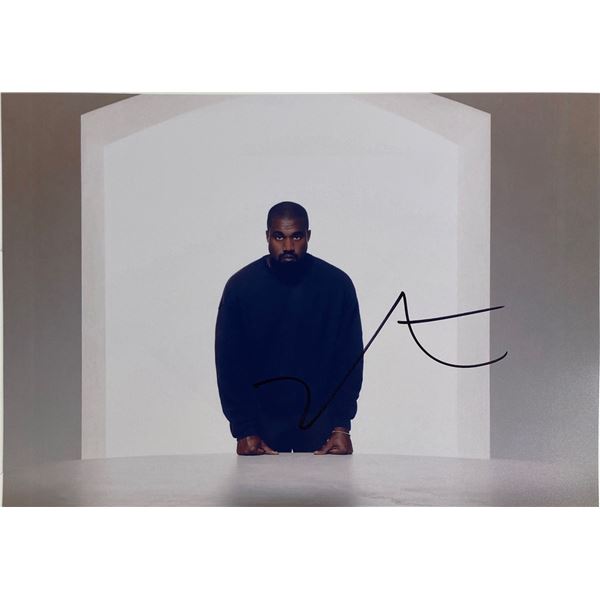 Autograph Signed  Kanye West Photo
