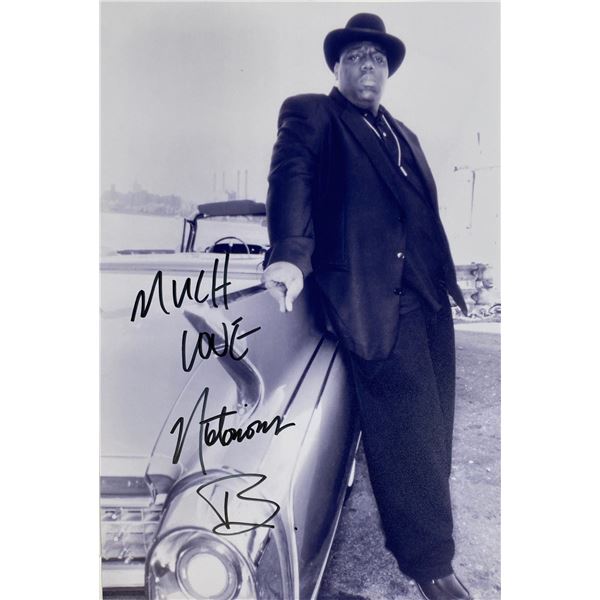 Autograph Signed  Notorious B.I.G. Photo