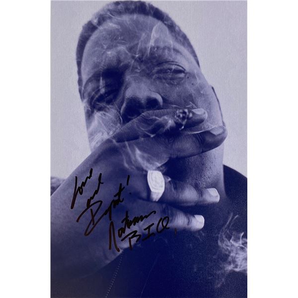Autograph Signed  Notorious B.I.G. Photo