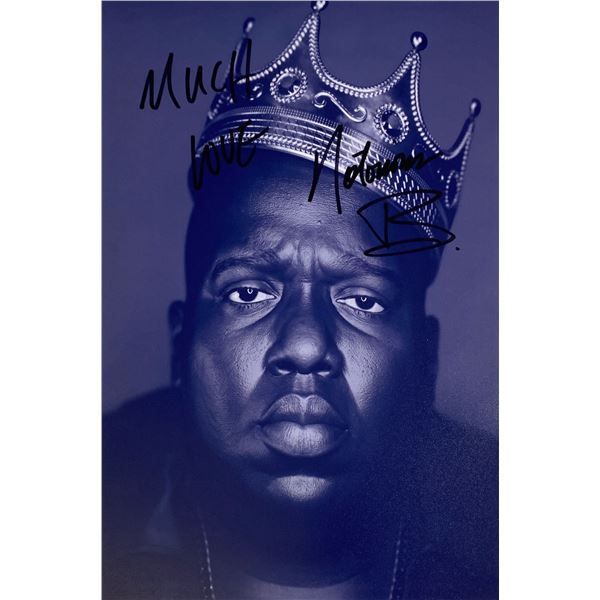 Autograph Signed  Notorious B.I.G. Photo