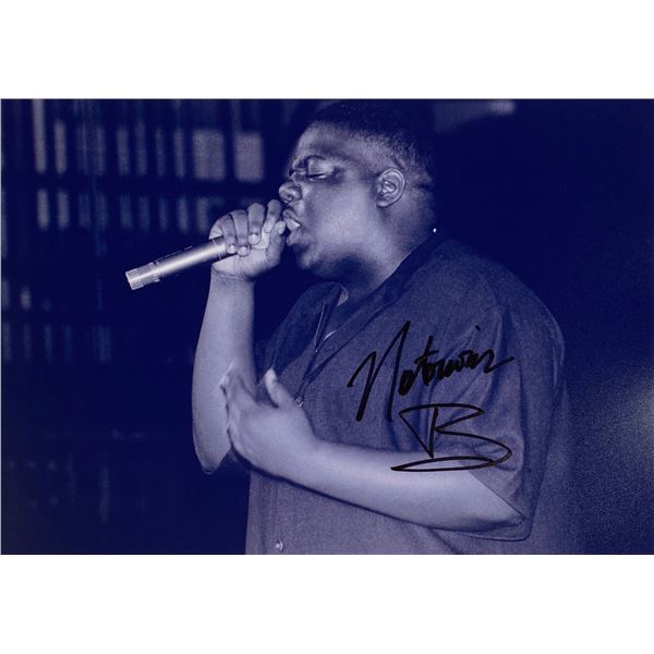 Autograph Signed  Notorious B.I.G. Photo
