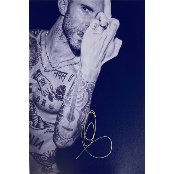 Autograph Signed  Adam Levine Photo