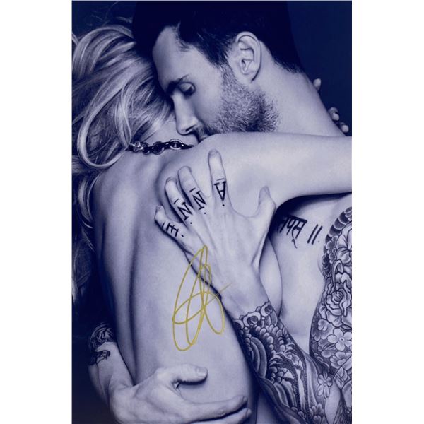 Autograph Signed  Adam Levine Photo