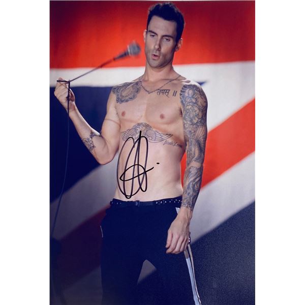 Autograph Signed  Adam Levine Photo