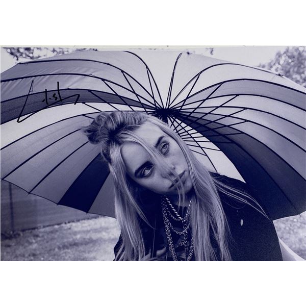 Autograph Signed  Billie Eilish Photo