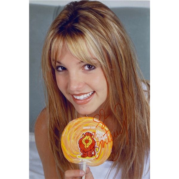 Autograph Signed  Britney Spears Photo