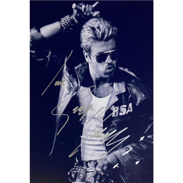 Autograph Signed  George Michael Photo