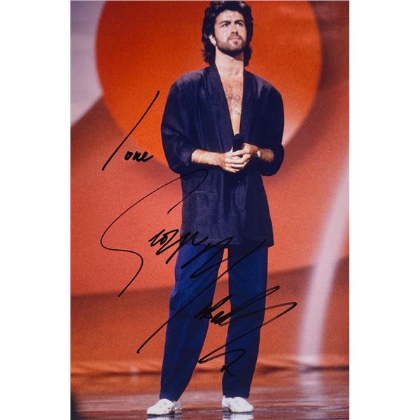 Autograph Signed  George Michael Photo