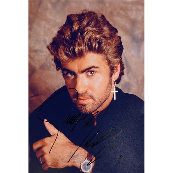 Autograph Signed  George Michael Photo