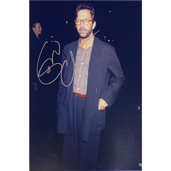 Autograph Signed  Eric Clapton Photo