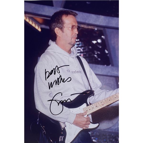 Autograph Signed  Eric Clapton Photo