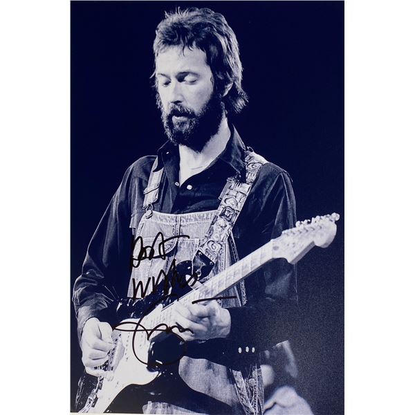 Autograph Signed  Eric Clapton Photo