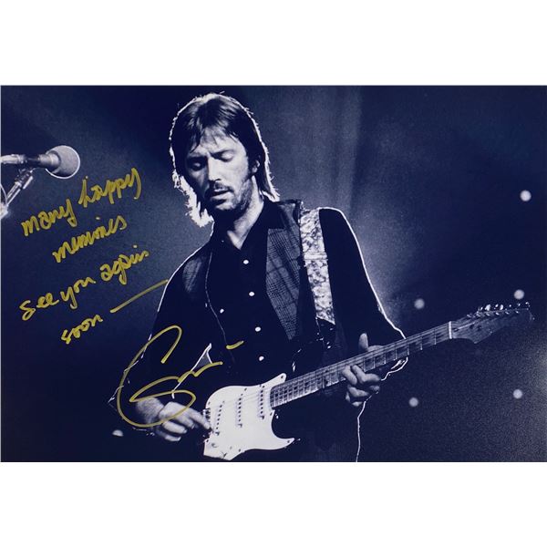 Autograph Signed  Eric Clapton Photo