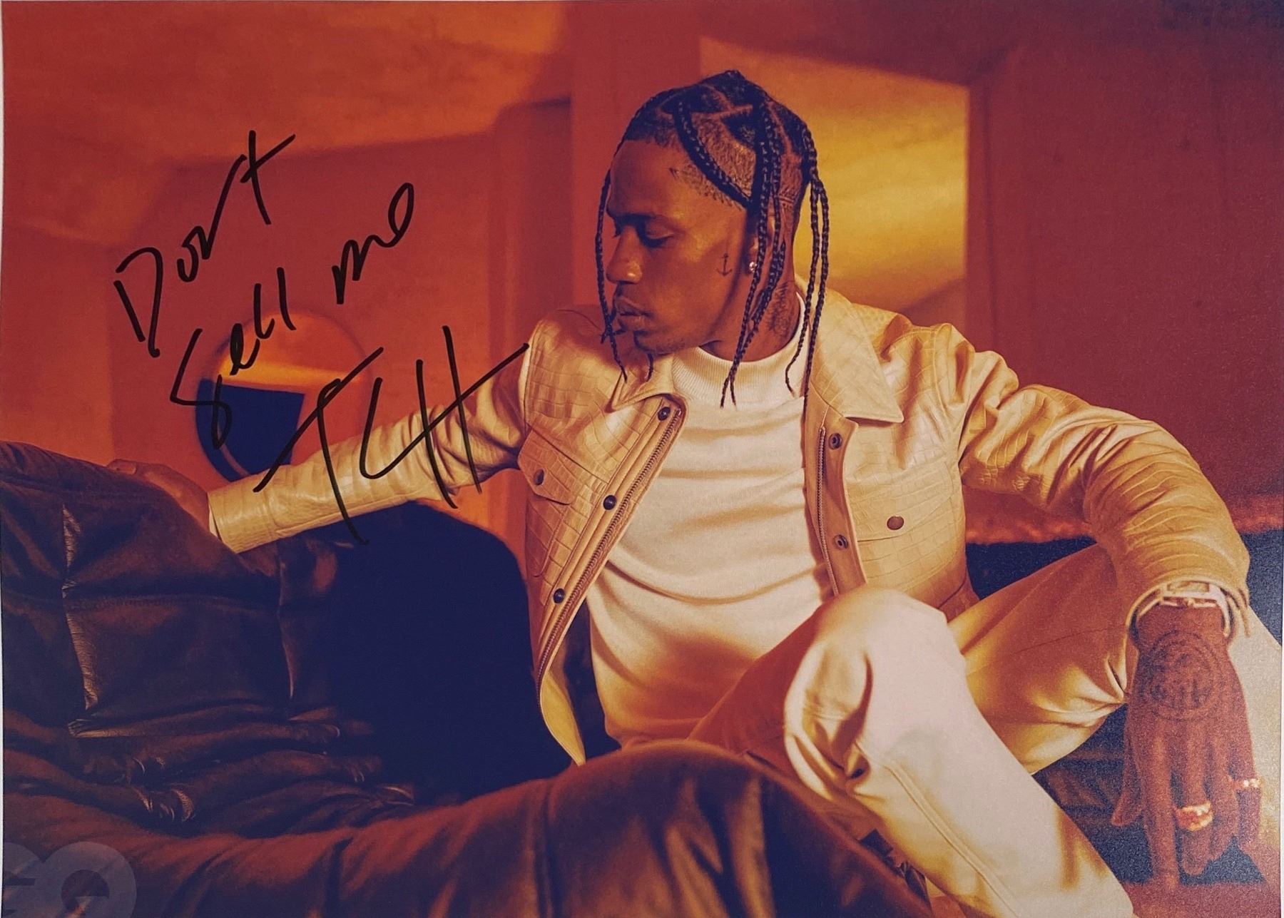 signed travis scott shoes