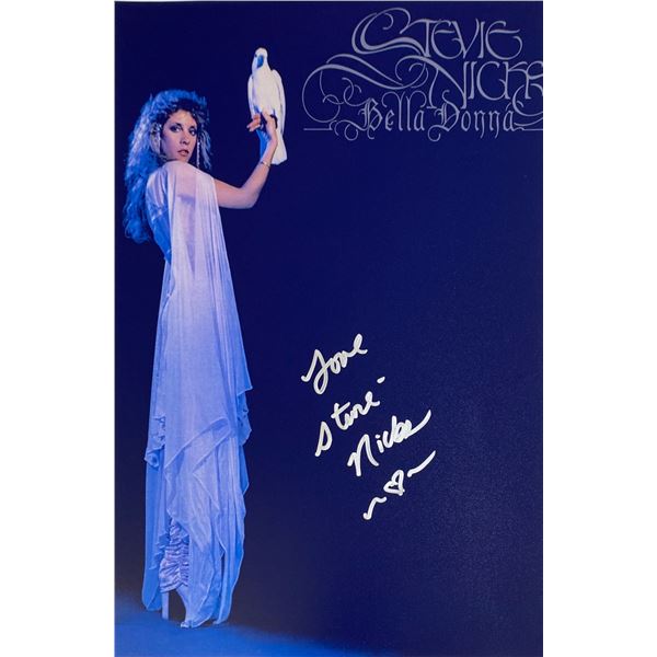 Autograph Signed  Stevie Nicks Photo