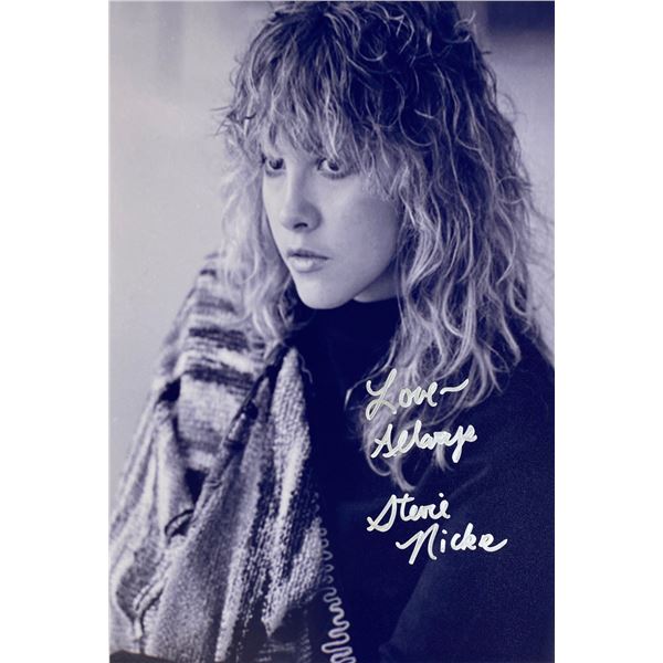 Autograph Signed  Stevie Nicks Photo