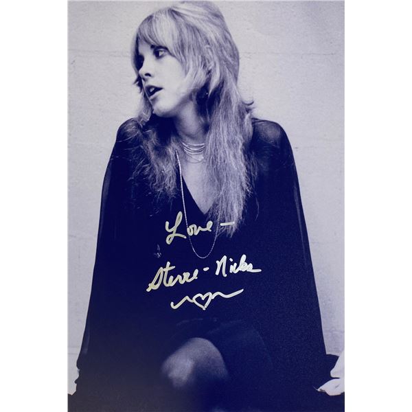 Autograph Signed  Stevie Nicks Photo