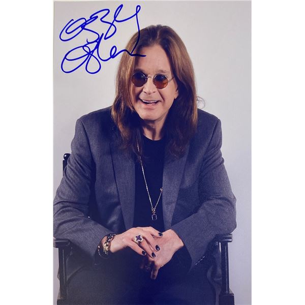 Autograph Signed  Ozzy Osbourne Photo