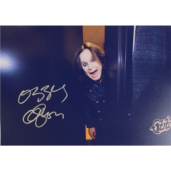 Autograph Signed  Ozzy Osbourne Photo
