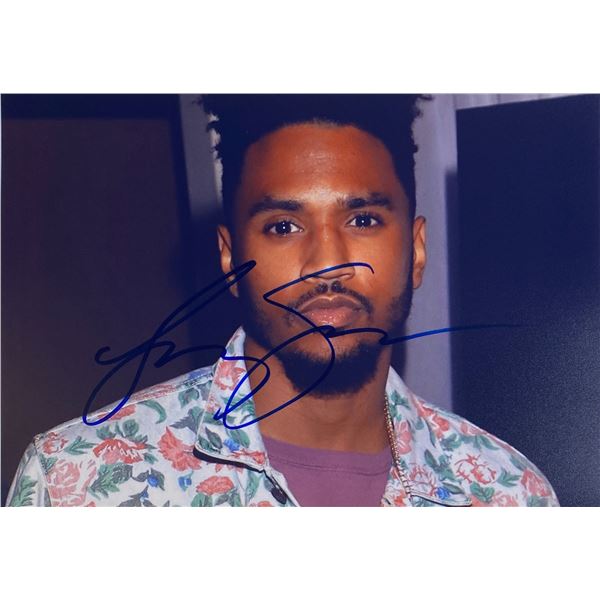 Autograph Signed  Trey Songz Photo