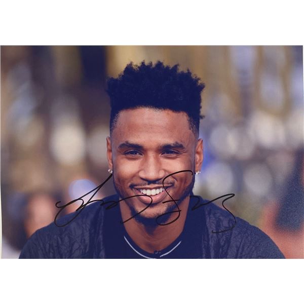 Autograph Signed  Trey Songz Photo