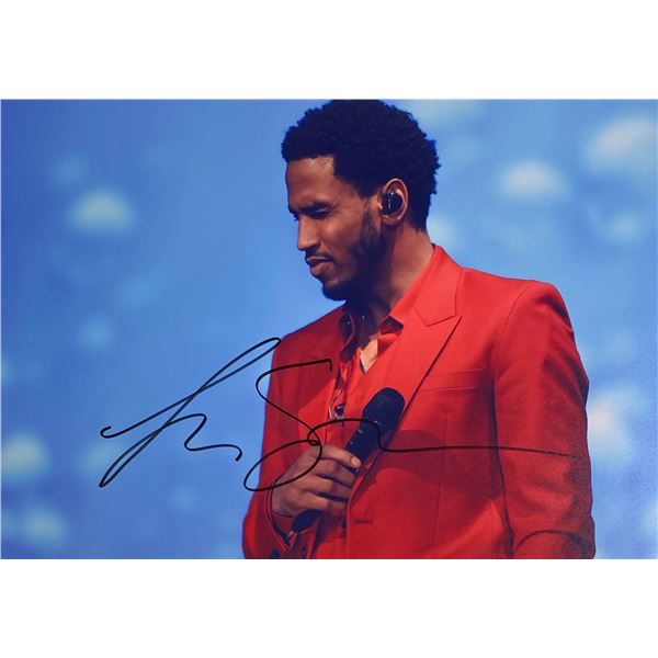 Autograph Signed  Trey Songz Photo