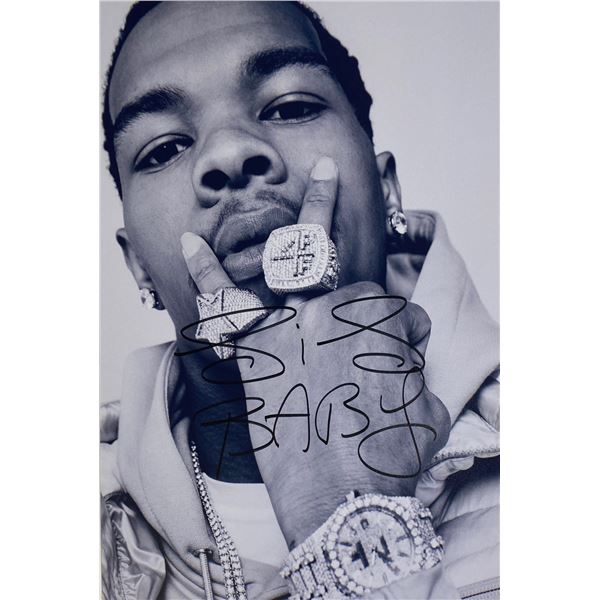 Autograph Signed  Lil Baby Photo