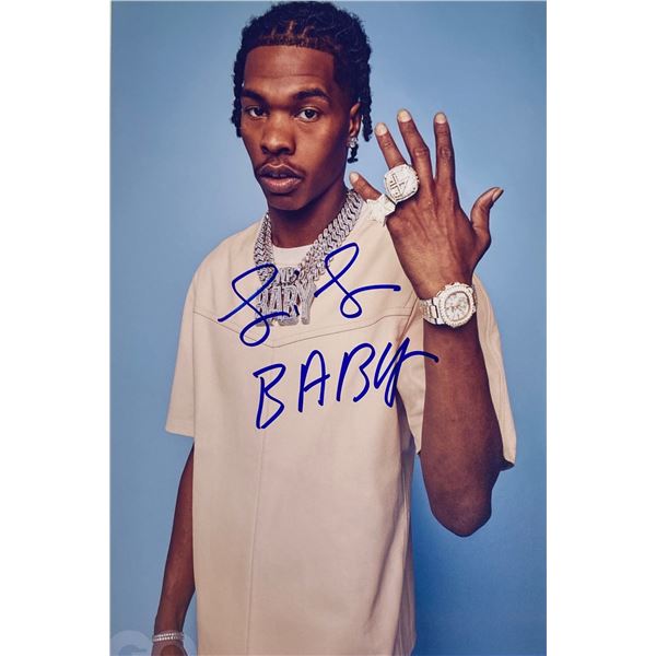 Autograph Signed  Lil Baby Photo
