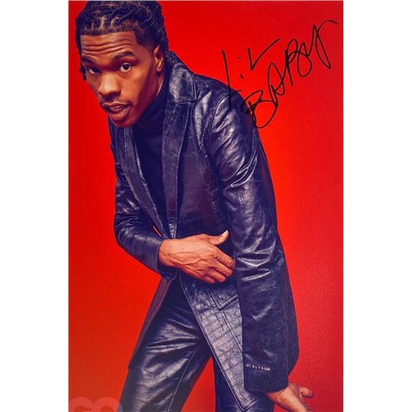 Autograph Signed  Lil Baby Photo