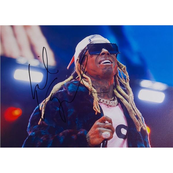 Autograph Signed  Lil Wayne Photo