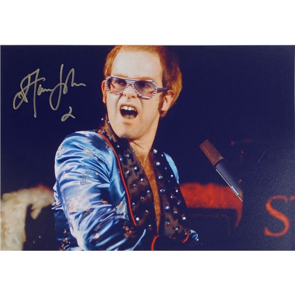Autograph Signed  Elton John Photo