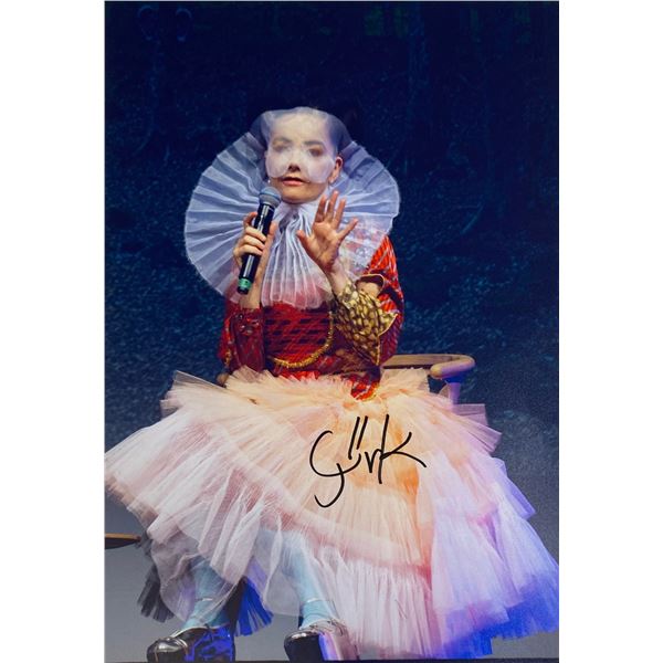 Autograph Signed  Björk Photo