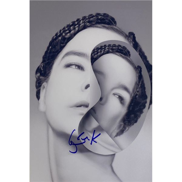 Autograph Signed  Björk Photo