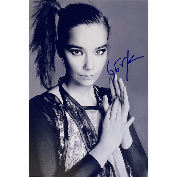 Autograph Signed  Björk Photo