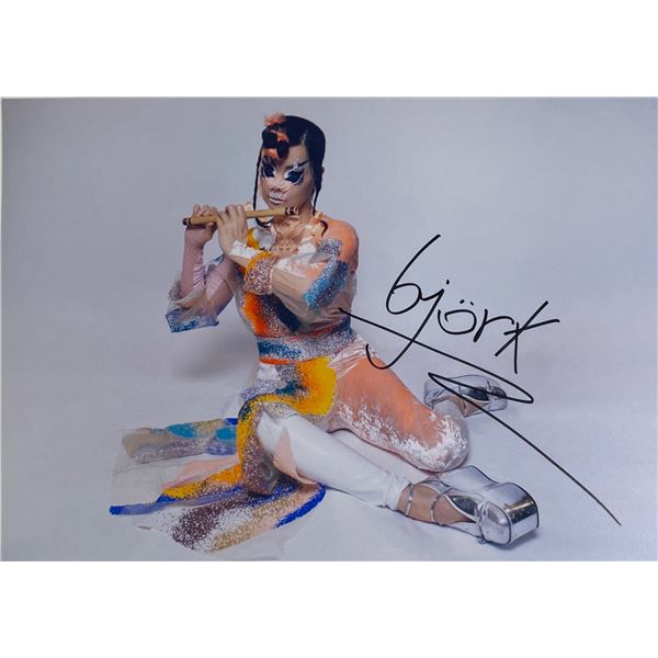 Autograph Signed  Björk Photo