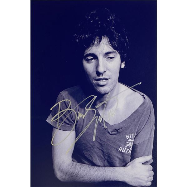 Autograph Signed  Bruce Springsteen Photo