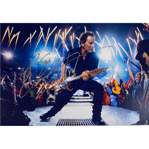 Autograph Signed  Bruce Springsteen Photo