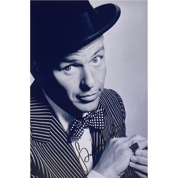 Autograph Signed  Frank Sinatra Photo