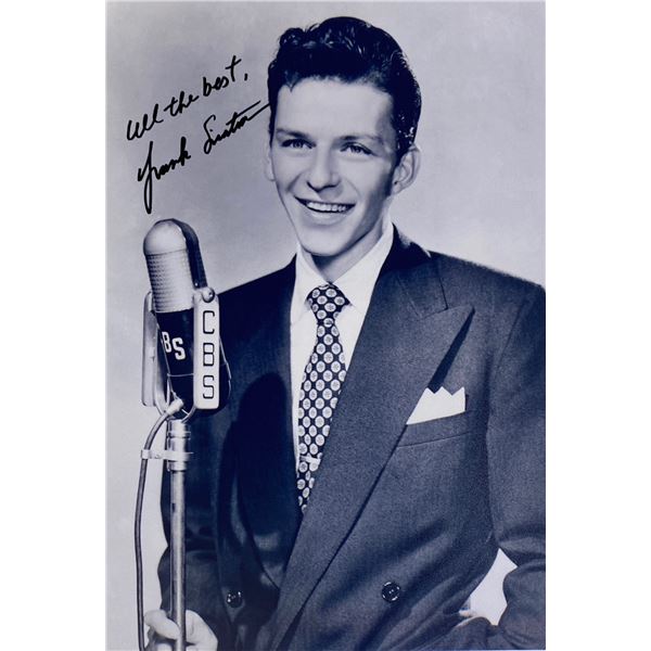 Autograph Signed  Frank Sinatra Photo