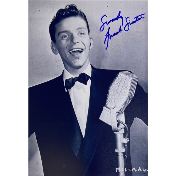 Autograph Signed  Frank Sinatra Photo