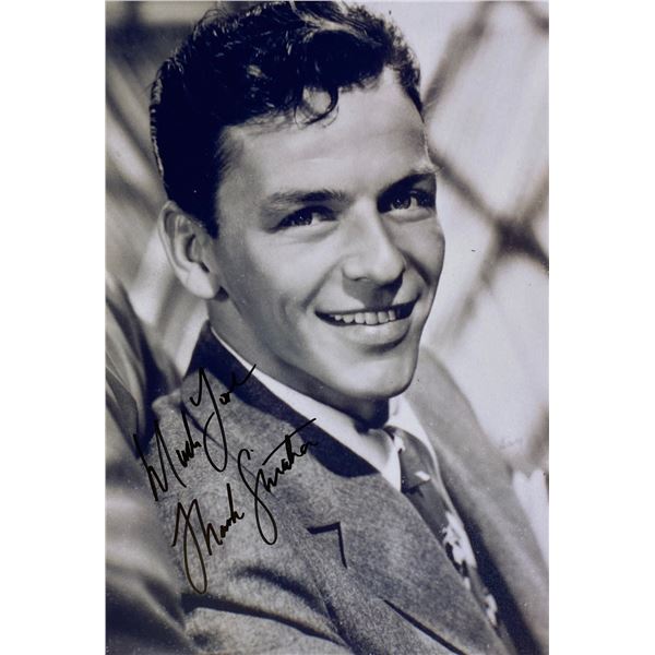 Autograph Signed  Frank Sinatra Photo