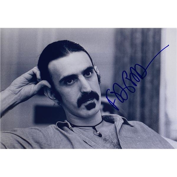 Autograph Signed  Frank Zappa Photo