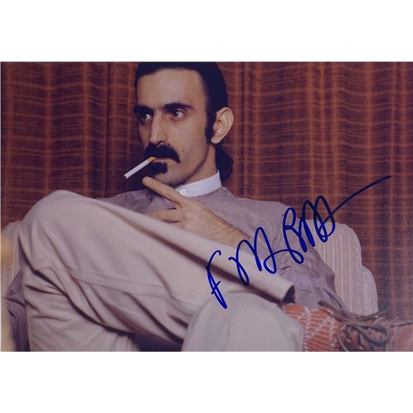 Autograph Signed  Frank Zappa Photo