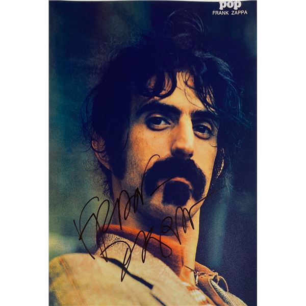 Autograph Signed  Frank Zappa Photo