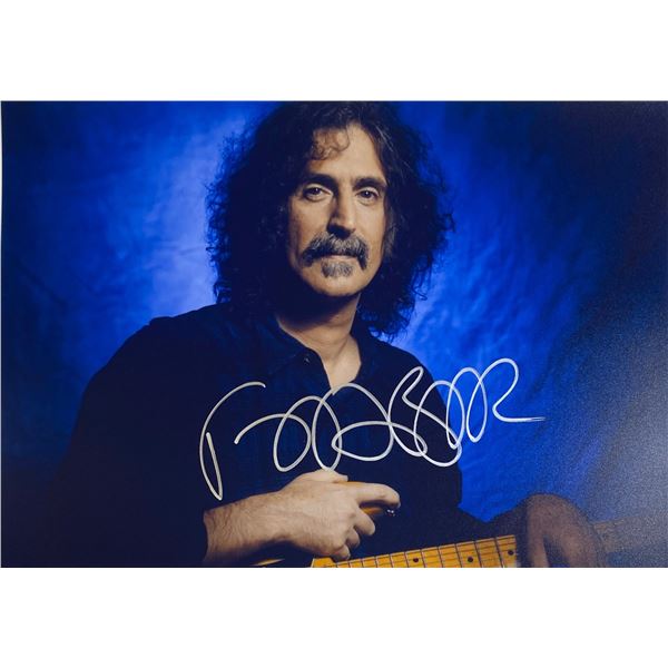 Autograph Signed  Frank Zappa Photo