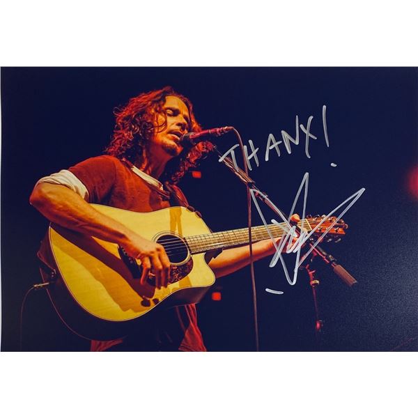 Autograph Signed  Chris Cornell Photo